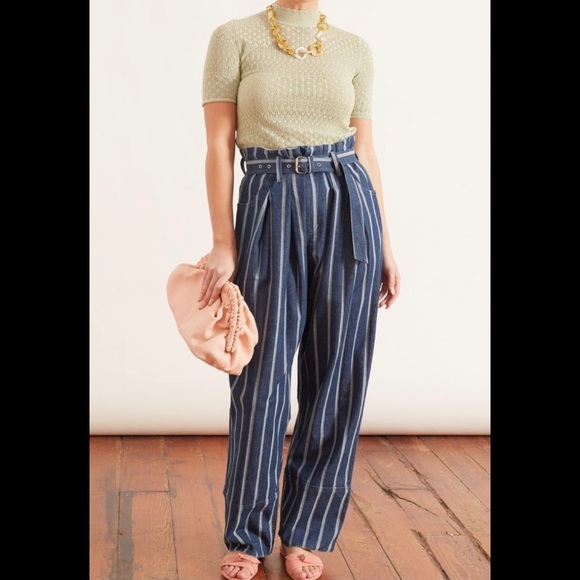 Samsoe Rhoe organic cotton blend t-shirt in green - Picture 12 of 13